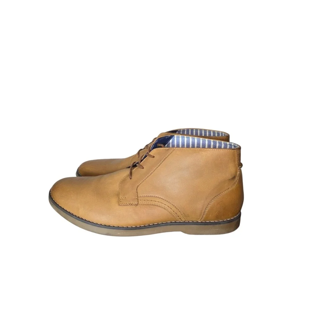 Sperry Top-Sider Men's 13 Brown Leather Chukka Boots Lace Up Ankle Casual